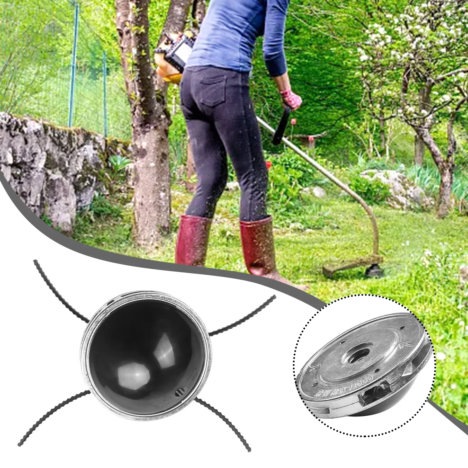 

For Most Straight Shaft Trimmer Trimmer Head 1pcs Aluminum Chainsaw Parts Garden Power Tool Metal Plastic Durable