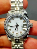ladies watch fashion ladies watch automatic mechanical 26 5mm sapphire glass white dial316stainless steel clock