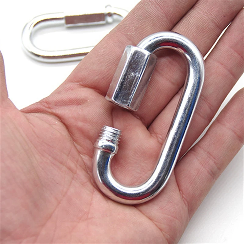 Карабин с быстрыми звеньями из нержавеющей стали