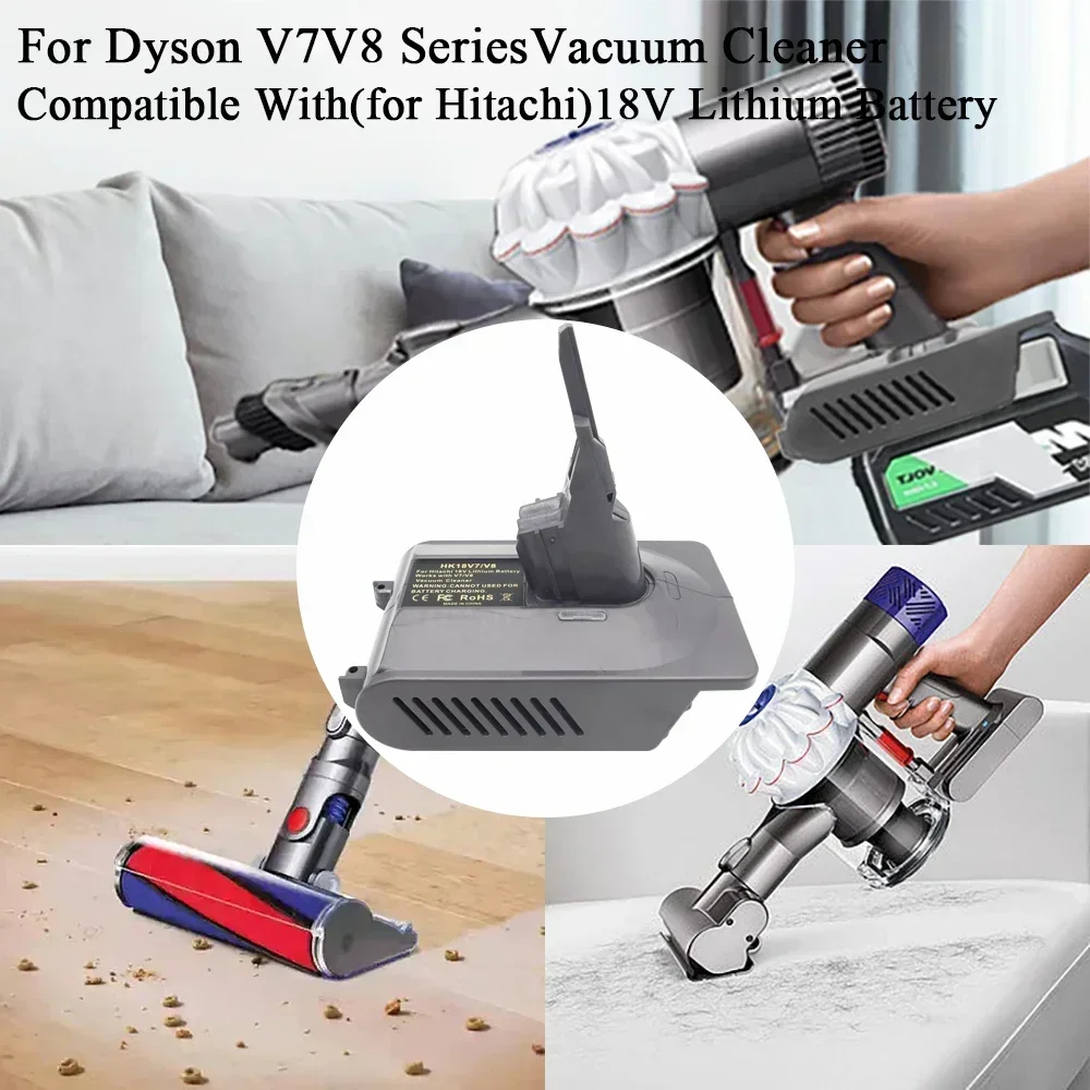Адаптер-конвертер HK18V6 HK18V7 V8 для пылесоса Dyson V6 V7