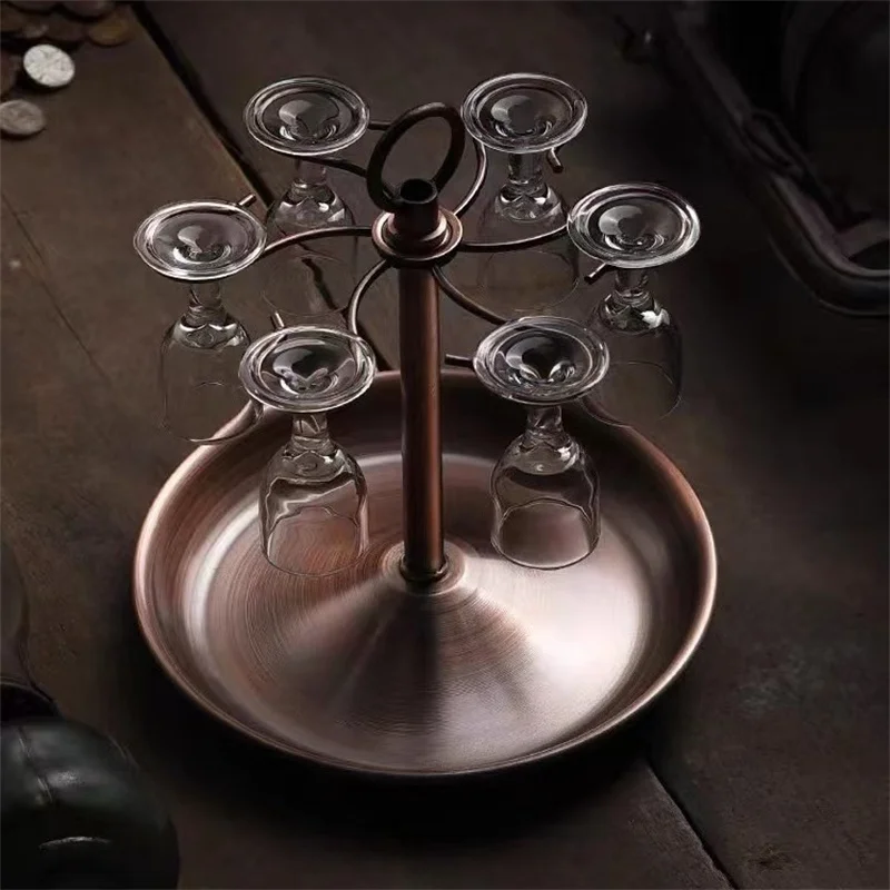 Подвесная стойка для чашек Goblet Spirits металлический держатель Baijiu диспенсер вина