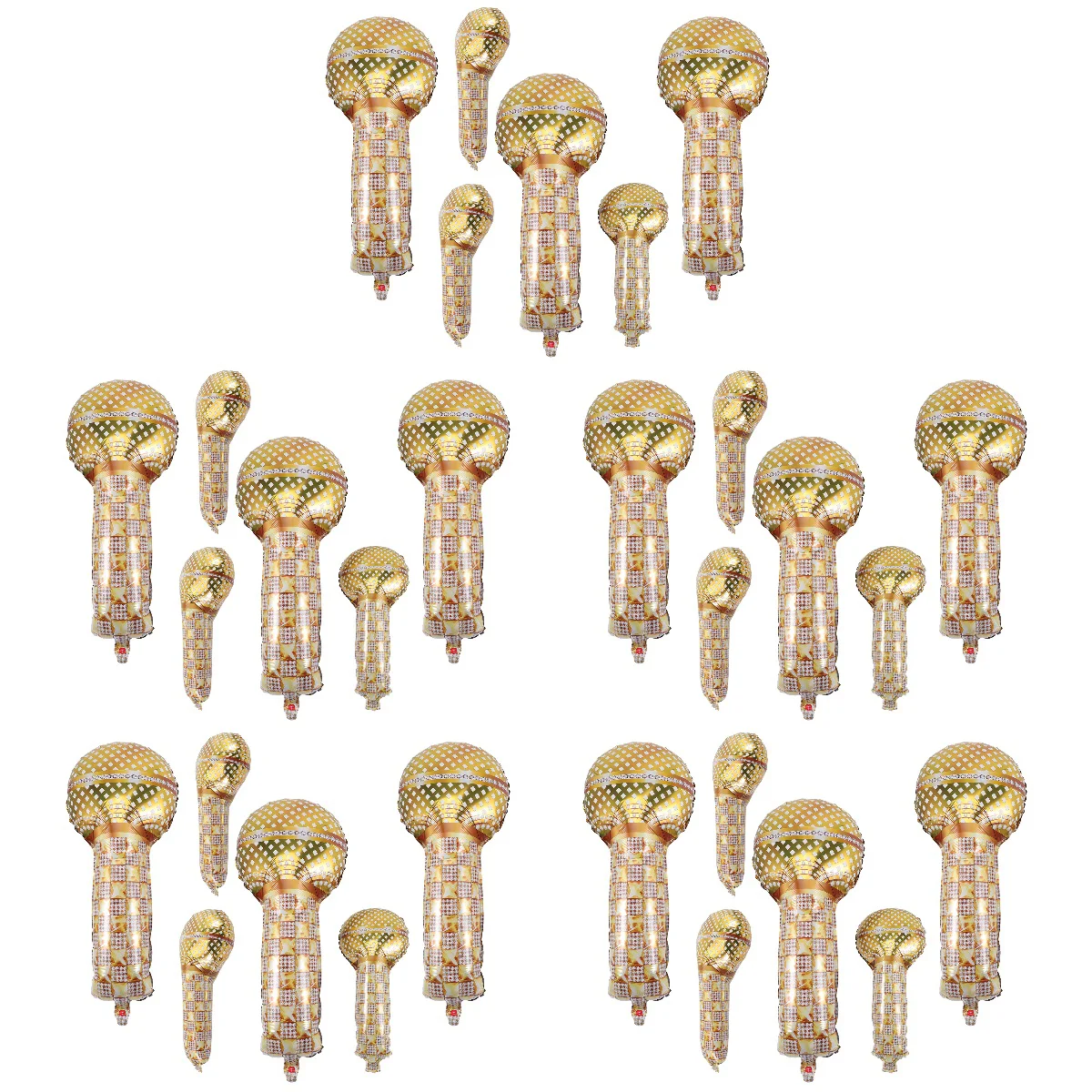 

Microphone Party Blow Balloons S Toyssupplies Gold Favor Decorations Rollrock Birthday Musical Act Balloonaluminum Wedding Toy
