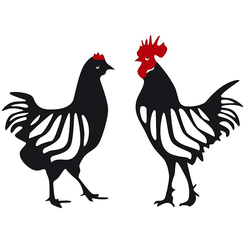 

Rooster Ornaments Model Imitation Animal Ornament Miniature Decoration Garden Hen Decoration Ornaments