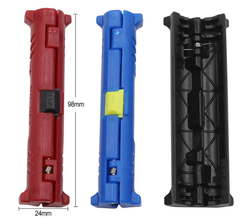 

200PCS Multi-function Electric Wire Stripper Pen Wire Cable Pen Cutter Rotary Coaxial Cutter Stripping Machine Pliers Tool