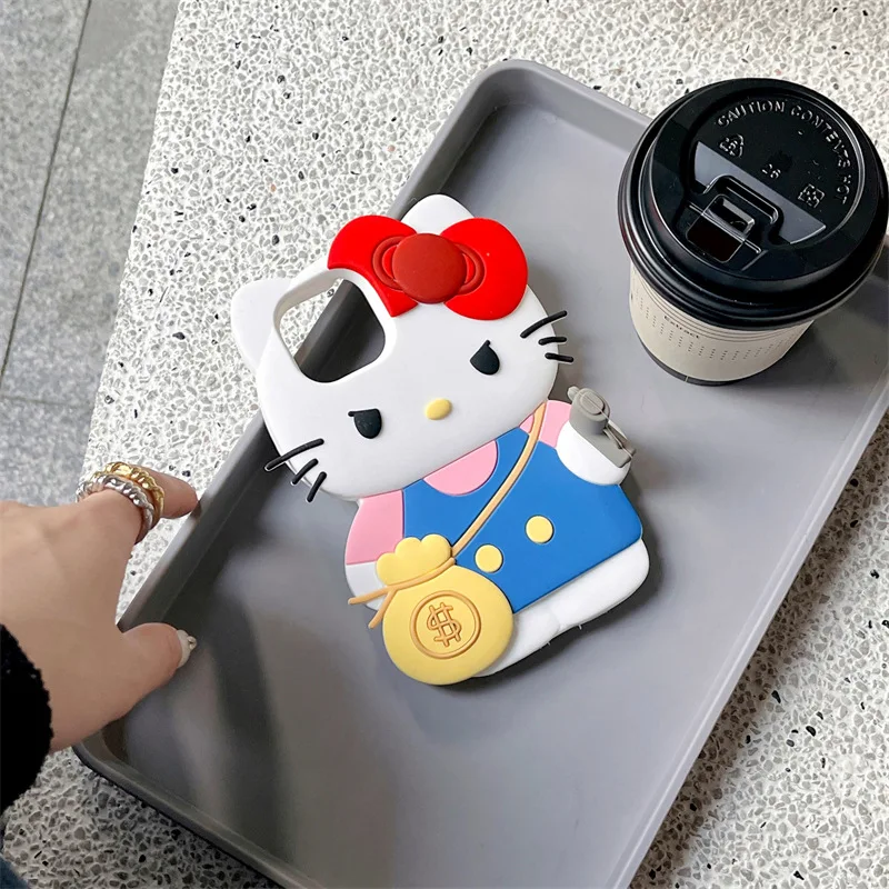 Мультяшный 3D HelleKitty выдувание пузырьковая резинка силиконовая фотография для