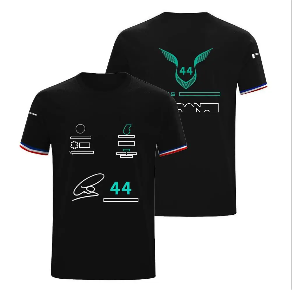 

2022 F1 T-Shirts Formula One Racing Suits Summer Motorsport Short Sleeves Crew Neck T-Shirts Car Workwear Custom Quick Dry Tops