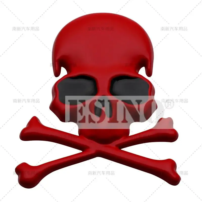 

Стайлинг автомобиля Забавный Череп 3D металлический хром цинковый сплав клейкая искусственная наклейка значок на крыло стикер наклейка автомобильный аксессуар