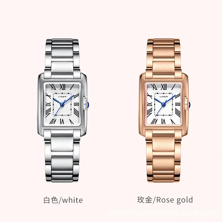 Fashion Simple Ladies Watch Casual Waterproof Quartz Watch Trend Steel Strap Student Watch Couple Sports Fashion