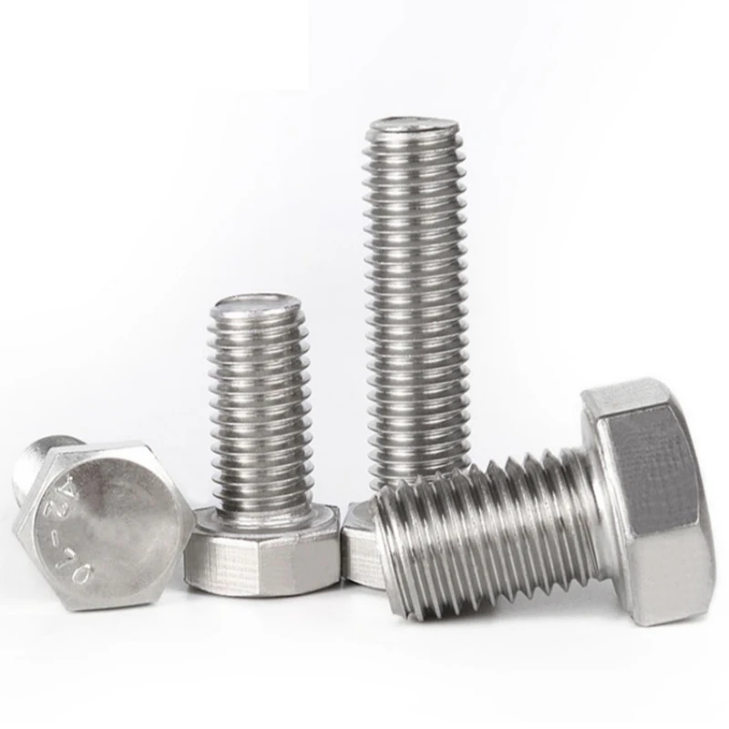 M1.6 M2 M2.5 M3 M4 фотоголовка болт 304 A2 Метрическая резьба из нержавеющей стали DIN933