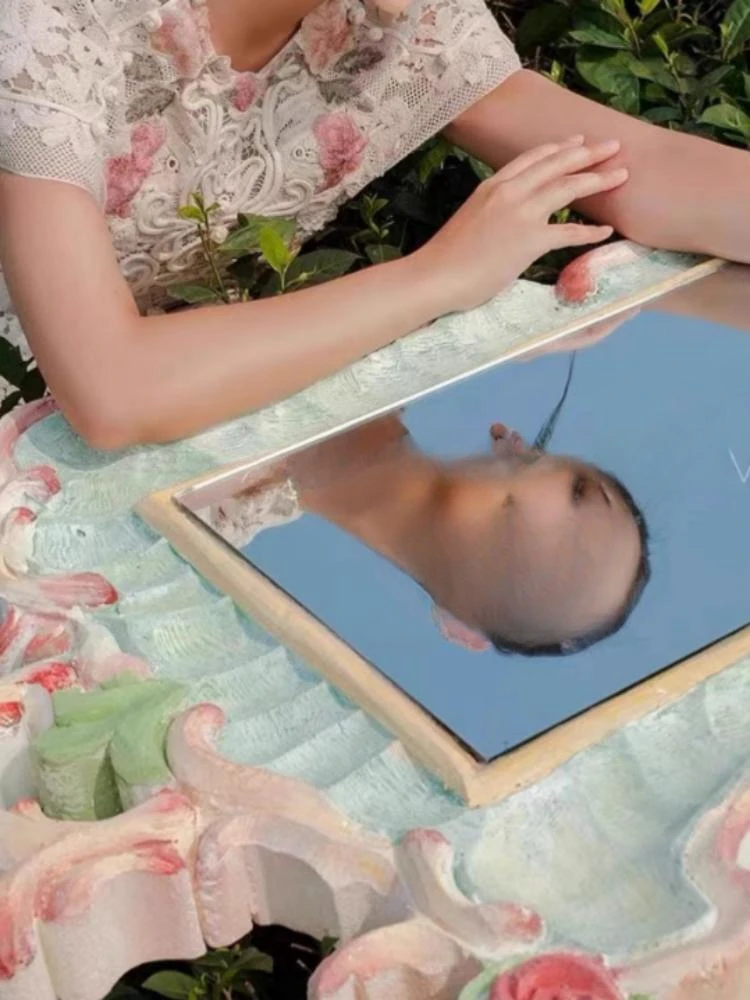 Женское кружевное платье-трапеция винтажное привлекательное Сетчатое платье с