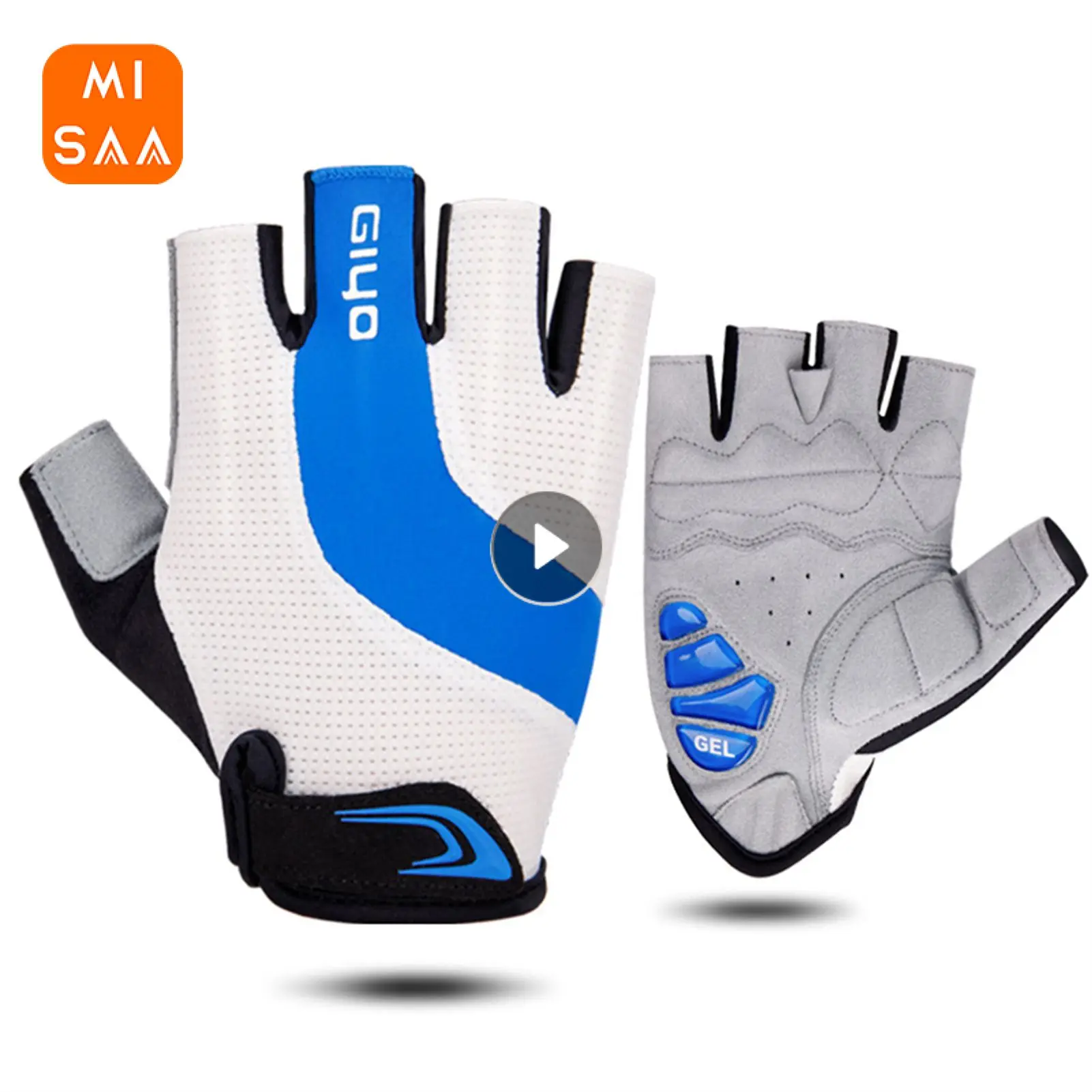 

Мотоциклетные перчатки для мужчин и женщин, дышащие митенки с короткими пальцами для езды на велосипеде, дорожных и горных велосипедов, спортивное оборудование