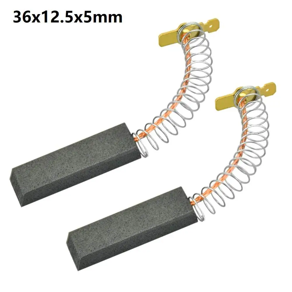 

2pcs Motor Carbon Brushes 36x12.5x5mm For BOSCH WAA24160GB For NEFF For SIEMEN WM6147EGB Washing Machine Spare Accessories