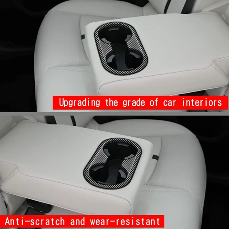 Задняя центральная консоль задняя крышка отделка держатель для водяного стакана