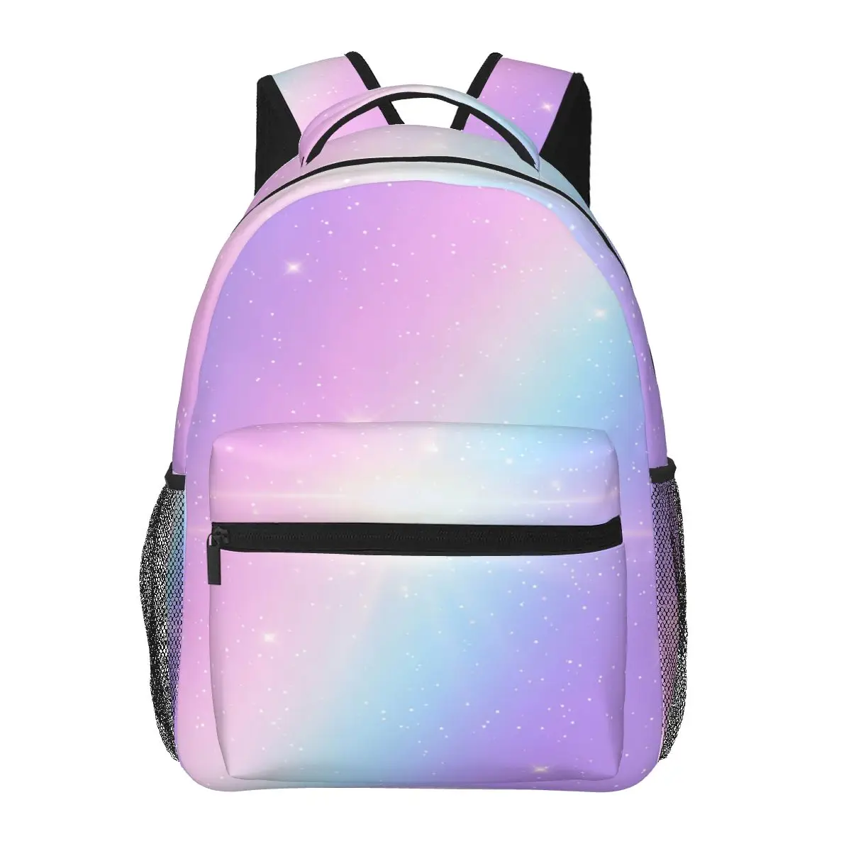 

Galaxy Holographic Fantasy Rainbow Pastel Print 2022 New Backpack School Backpack for Teenage Girls Boys Mochilas