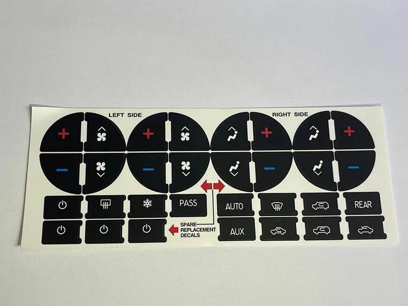 

Кнопка для ремонта салона автомобиля, наклейка для ремонта, наклейка с центральным управлением переменного тока, наклейка для ремонта компакт-дисков, радио, аудиосистема, автомобильная наклейка