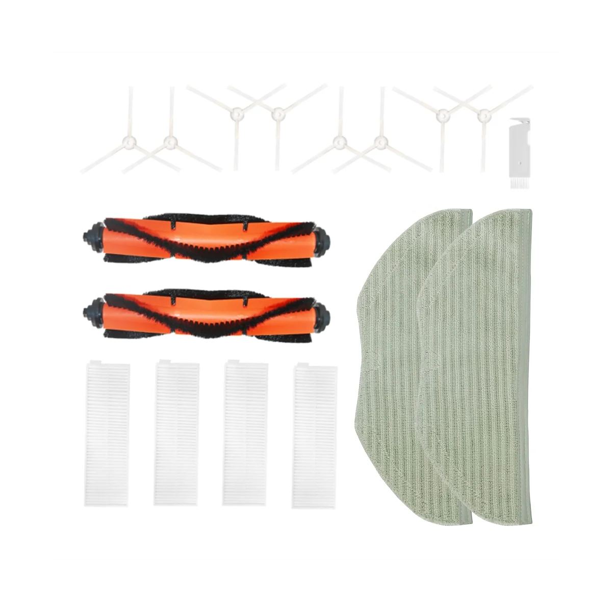 Для G1 MJSTG1 SKV4136GL пылесос запасные части для робота основная боковая щетка Hepa