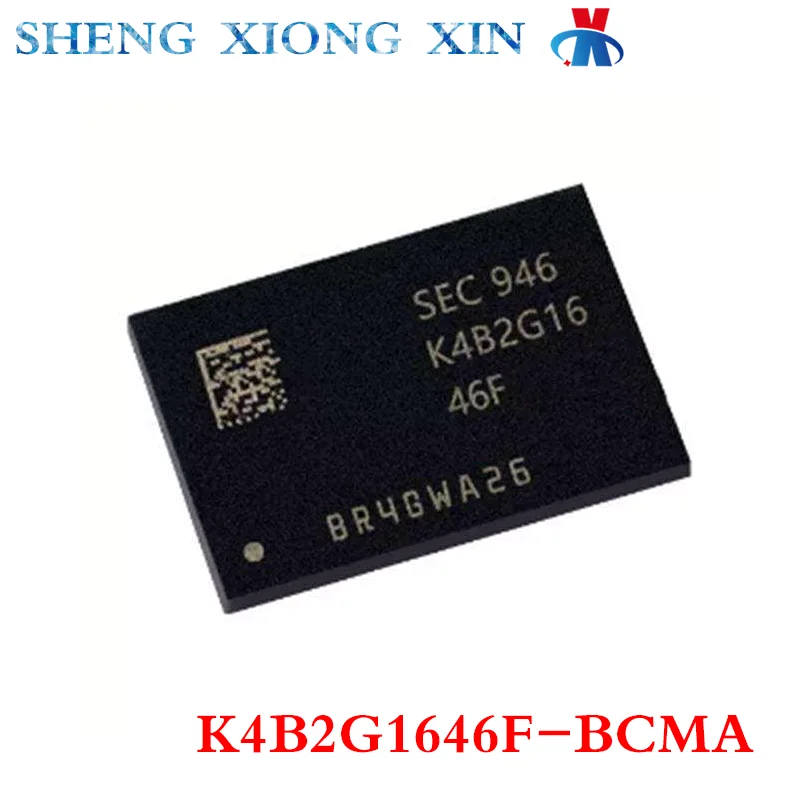 

5pcs/Lot 100% New K4B2G1646F-BCMA BGA-96 Dynamic Random Access Memory K4B2G16 K4B2G1646F Integrated Circuit