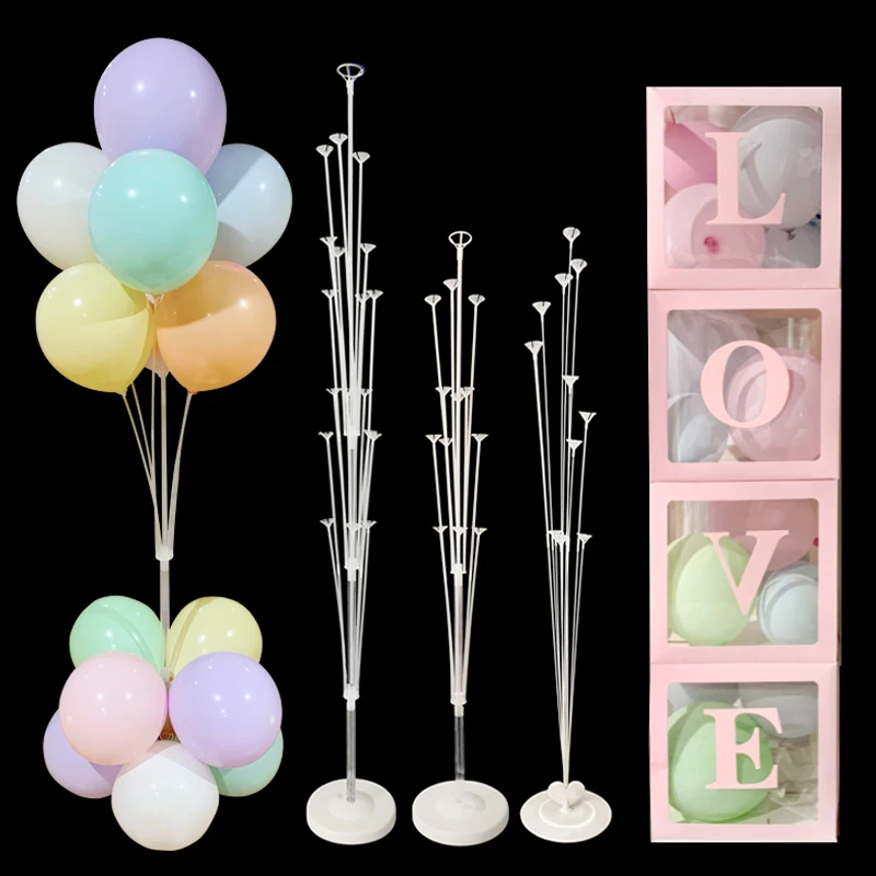 

1/2Set Balloon Holder Balloons Stand Column Confetti Balloon Kids Birthday Party Baby Shower Wedding Decoration Supplies