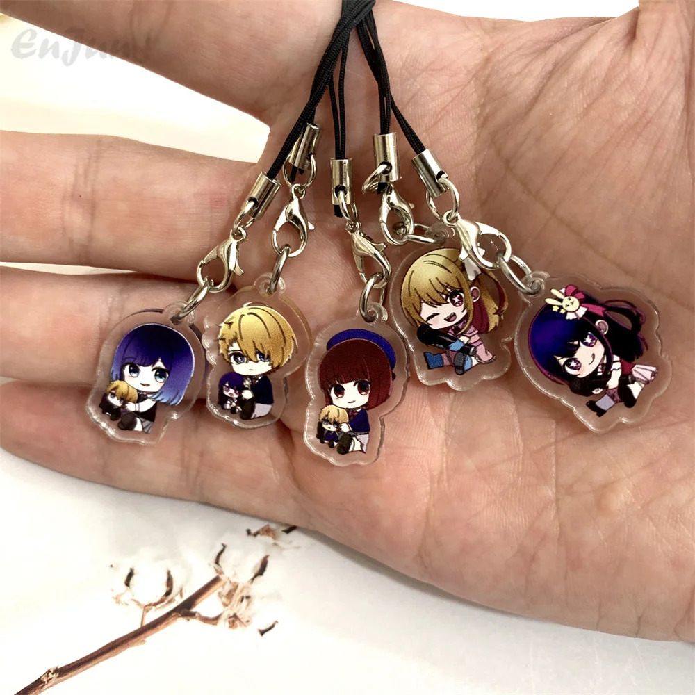 

Anime Oshi No Ko Keychain Hoshino Ai Kurokawa Akane Cartoon Arcylic Figure Key Chain Phone Case Pendant Bag Ornament Girls Gifts