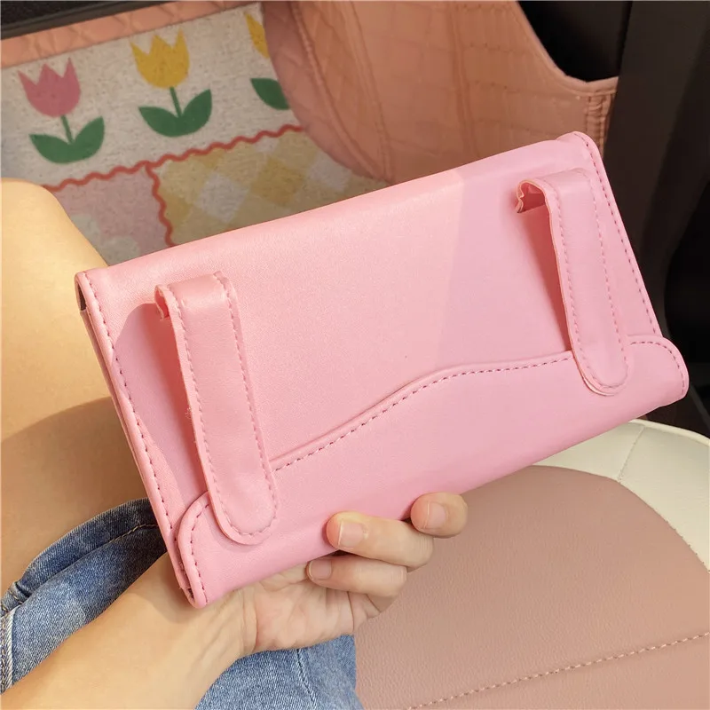 Розовая коричная Милая подвесная бумажная сумка для машины миниатюрная коробка