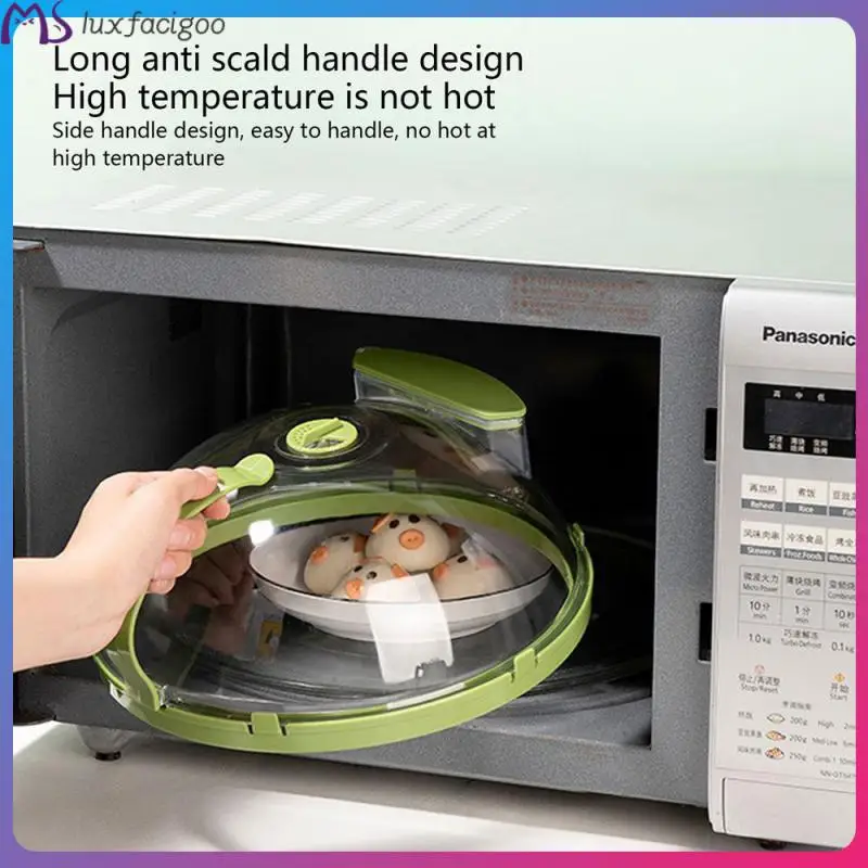 

Vegetable Cover Transparent Anti-scald Kitchen Supplies Durable Air Hole Micro-wave Oven Antibacterial Preservation Household