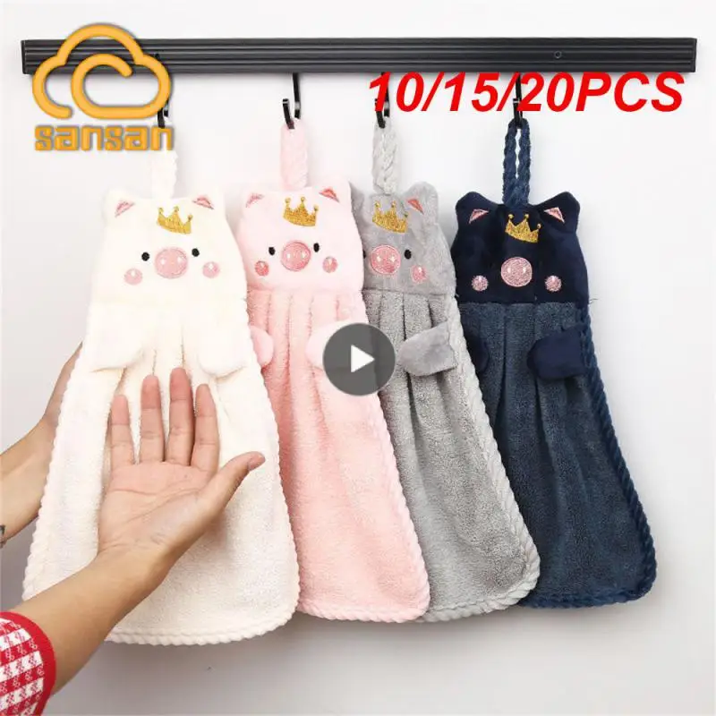 

10/15/20PCS Small Household Items Towels Multi Scene Use Finely Crafted Kitchen Towel Lazy Rag Towel Used Repeatedly Cute Design