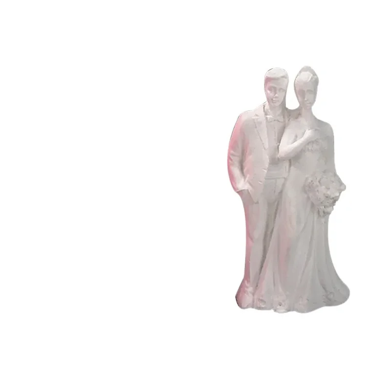 Силиконовая форма для помадки торта 3D пара невеста жених свадебный торт