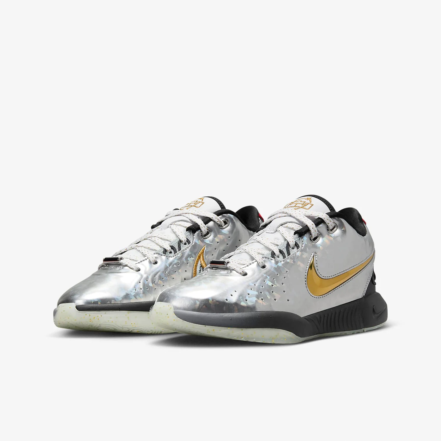 Фото Женские молодежные баскетбольные кроссовки Nike Authentic LeBron XXI SE GS FJ1530-001 №1