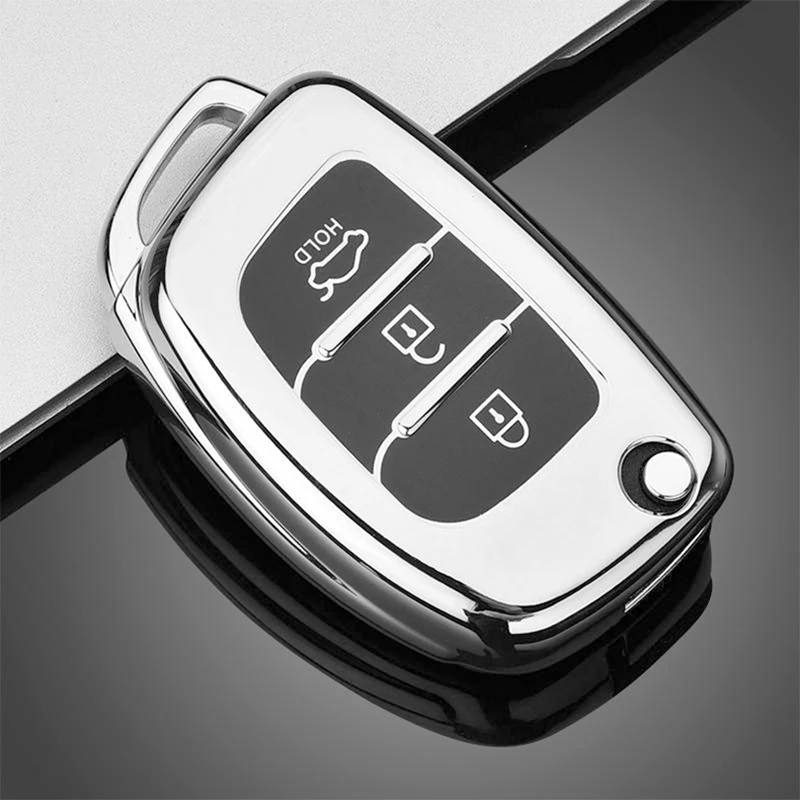 

3 Buttons Soft Car Key Case Cover Key Bag For Hyundai Ix35 IX45 IX25 I10 I20 I30 HB20 Sonata Verna Solaris Santa Elantra Mistra
