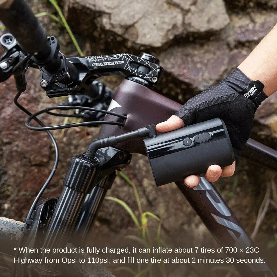 Портативный мини-электрический воздушный насос для велосипедов беспроводной