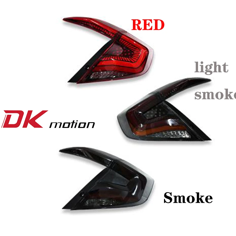 

Apply toFactory New Style Car Modified Tail Lamp LED Tail Light For Honda CIVIC 2016 - 2018
