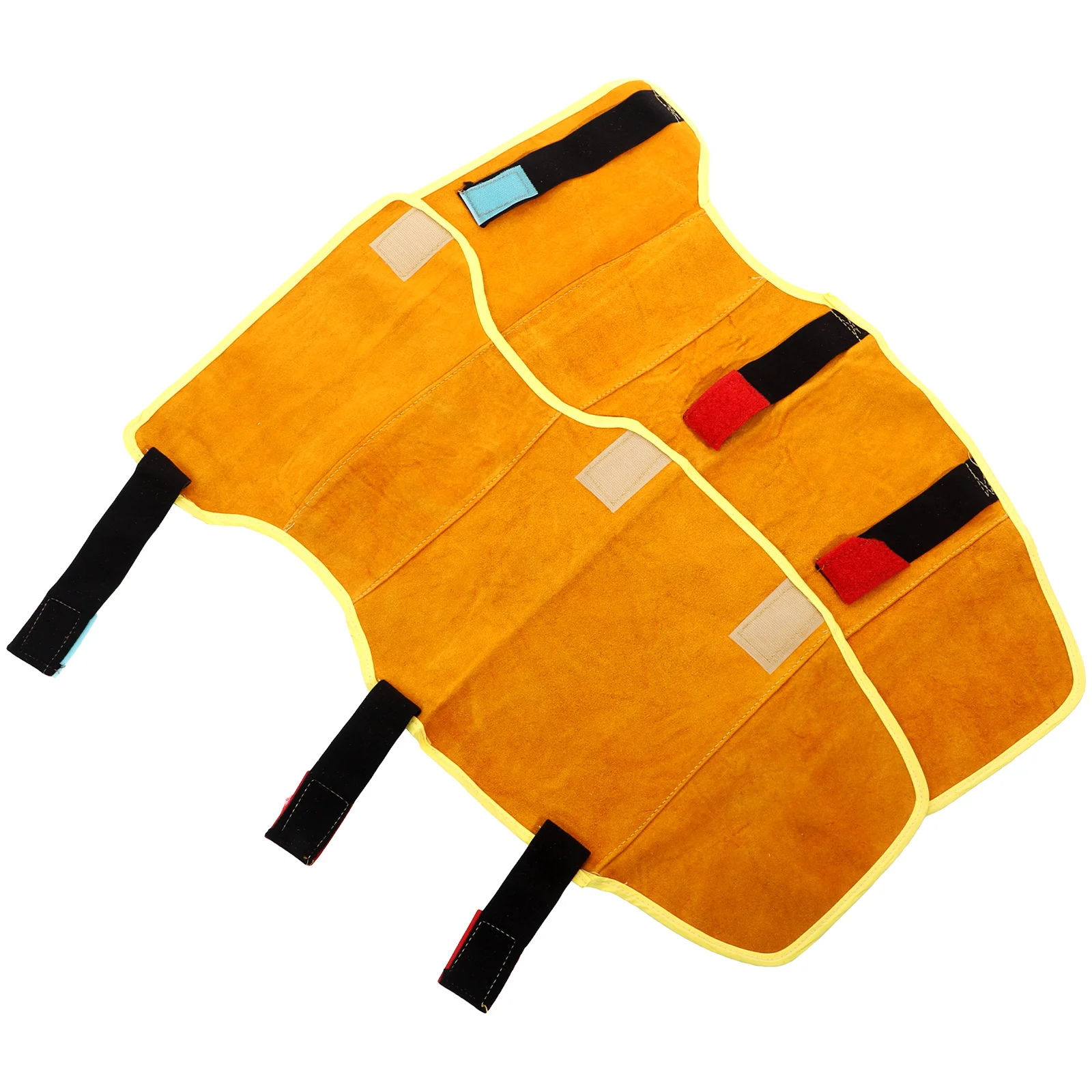 

Knee Pads Leg Protective Cover Foot Thicken Knee Pads Cowhide Anti-scald Leg Cover Welding Knee Protector