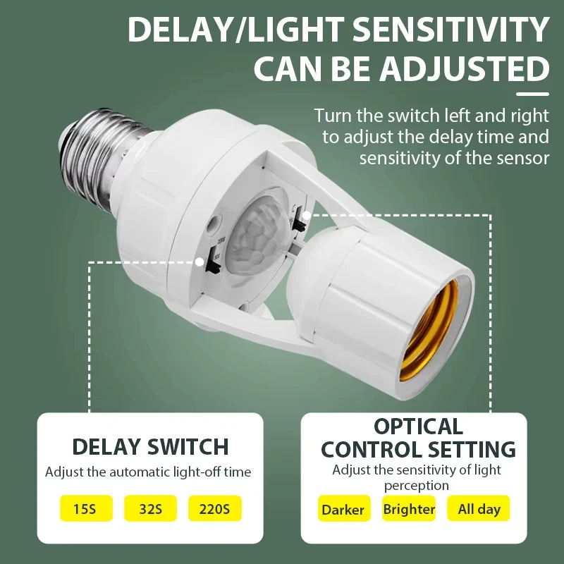 

Ночник с датчиком движения QNCX E27