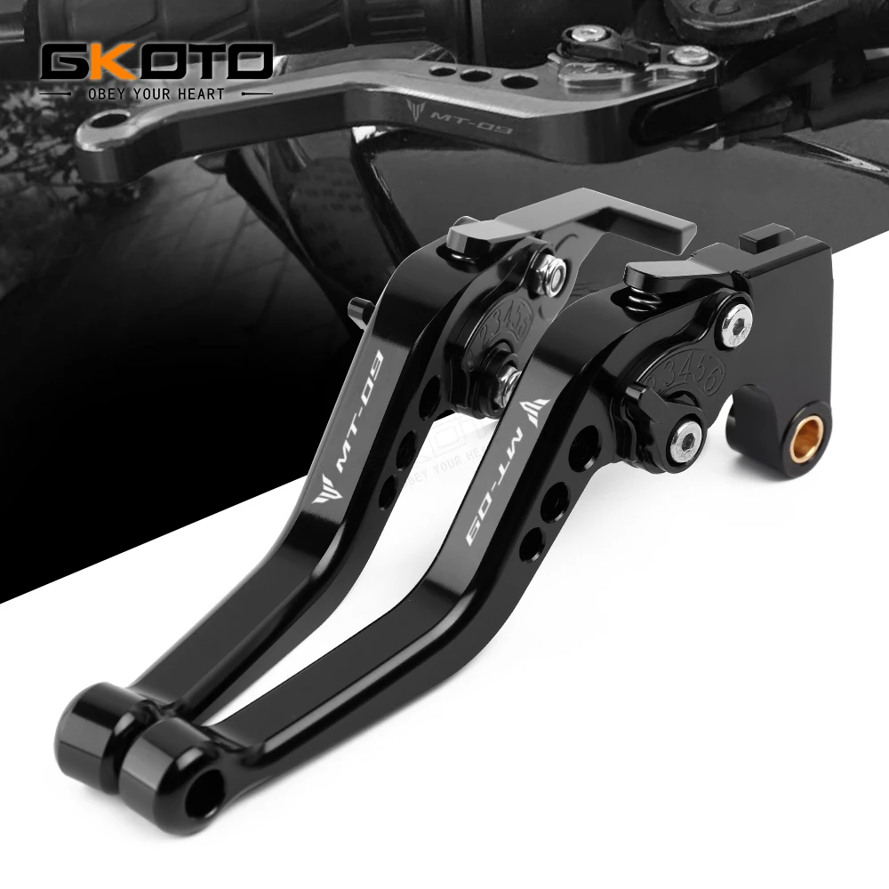 

For YAMAHA MT-09 Tracer MT09 2014 2015 2016 2017 2018 2019 2020 Motorcycle Accessories CNC Adjustable Short Brake Clutch Levers