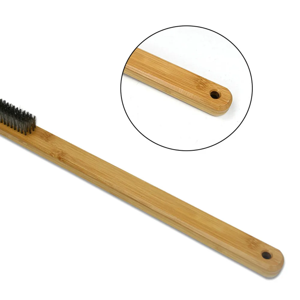 Инструмент для чистки пиццы со скребком гриль барбекю деревянная ручка кухонная