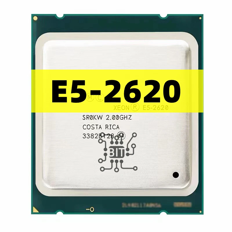 Used Xeon E5-2620 E5 2620 2.0 GHz Six-Core Twelve-Thread CPU Processor 15M 95W LGA 2011 Free Shipping