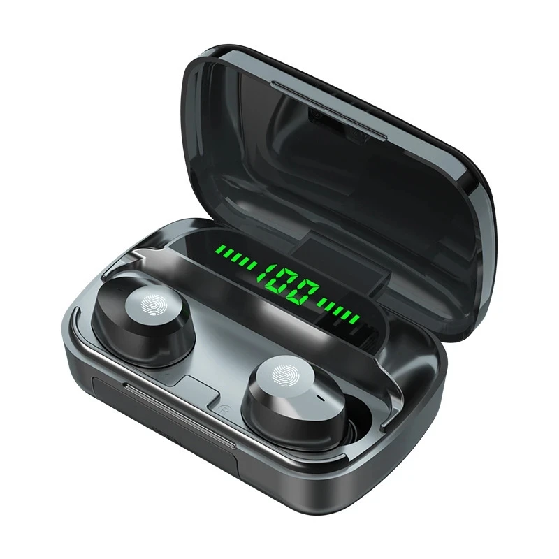 

M5 TWS Wireless Headphones Earphones Bluetooth-5.1 Stereo Sport Waterproof Earbuds Headsets With Microphone 2000mAh Charging Box