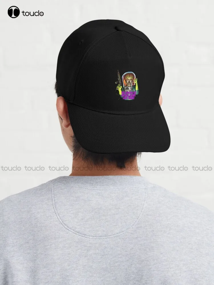 

No Signs Of Intelligent Mars Attacks For Fans Essential Dad Hat Women Hats Denim Color Street Skateboard Custom Gift Denim Caps