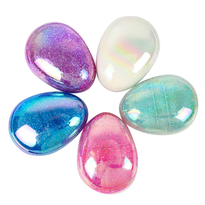 

1 шт., мини щётка для спутывания волос, в форме яйца