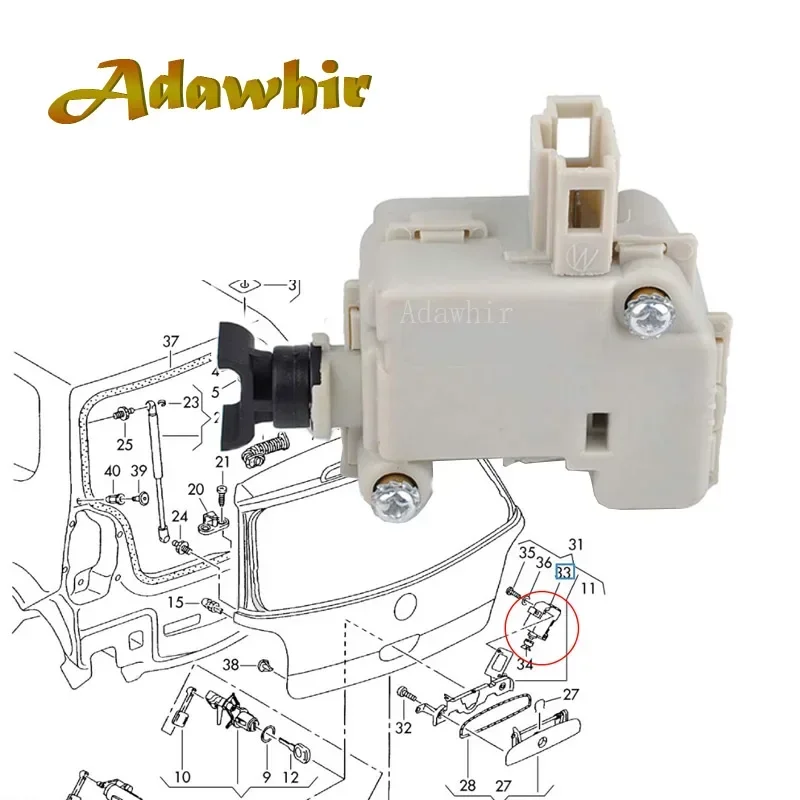 

Серводвигатель для VW Golf Jetta MK4 Passat B5 Beetle 3B5827061B 3B0959781C 7L6959781 1C0827425