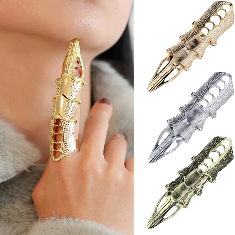 Кольца унисекс в стиле панк для косплея классные панковские доспехи суставов