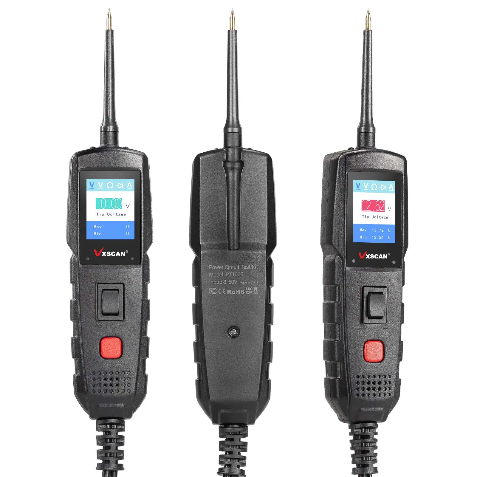 Электрический тестер VXSCAN PT1000 диагностика постоянного/переменного тока формы