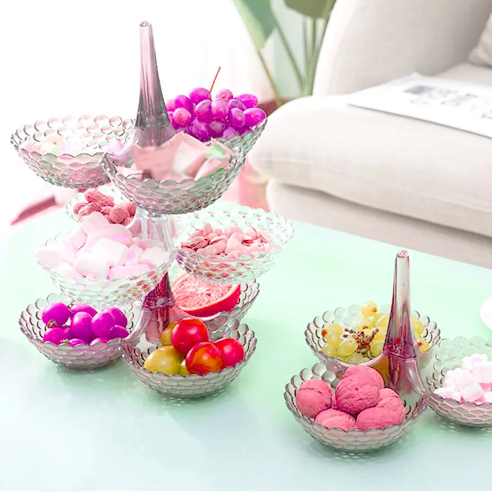 Многослойный поднос для фруктов в Европейском стиле креативная десертная