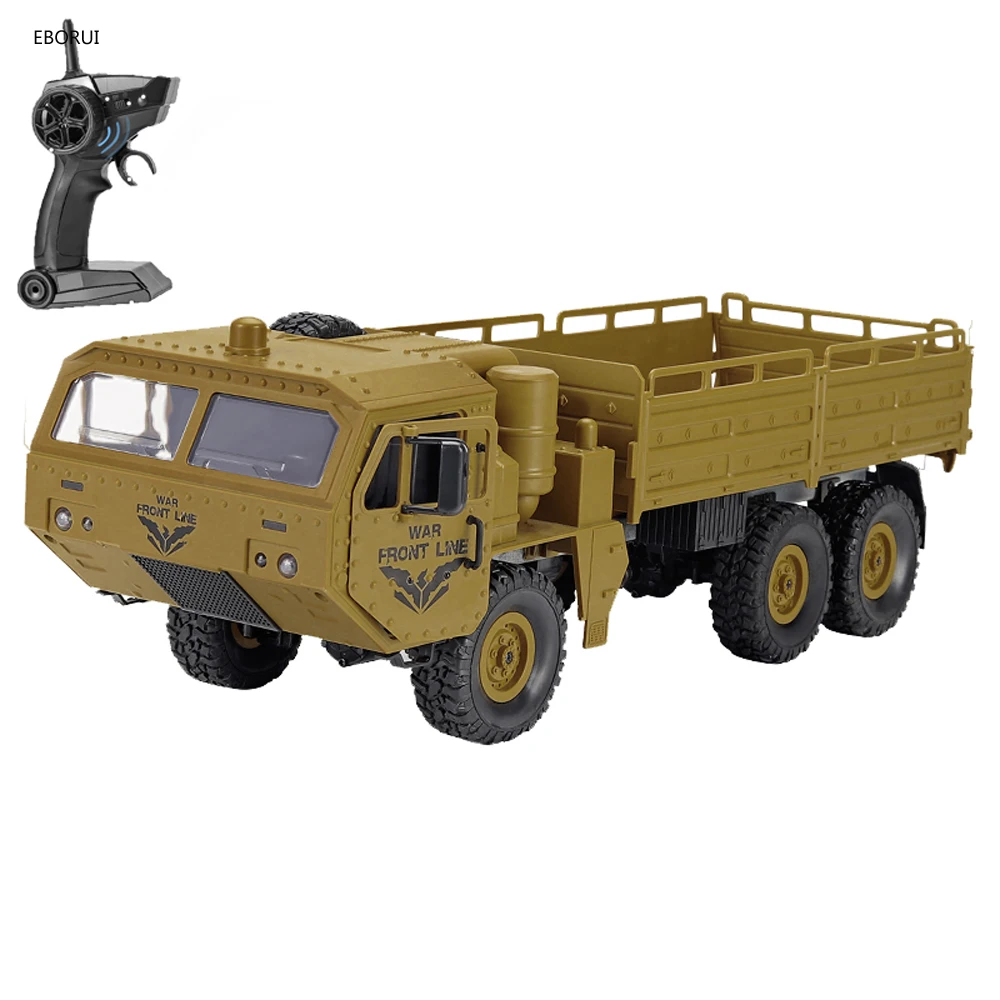JJRC Q60 Q61 Радиоуправляемый грузовик 1/16 RC Внедорожник 2,4G 6WD/4WD военный грузовик армейский автомобиль Детский подарок игрушка для детей RTR