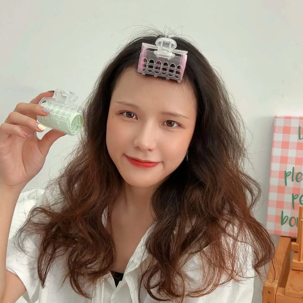 3 шт. пластиковые щипцы для завивки волос на клейкой основе