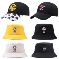 1pc classic anime luffy skull embroidery cap baseball caps outdoor adjustable hip hop hat for men women hats gorras snapback cap