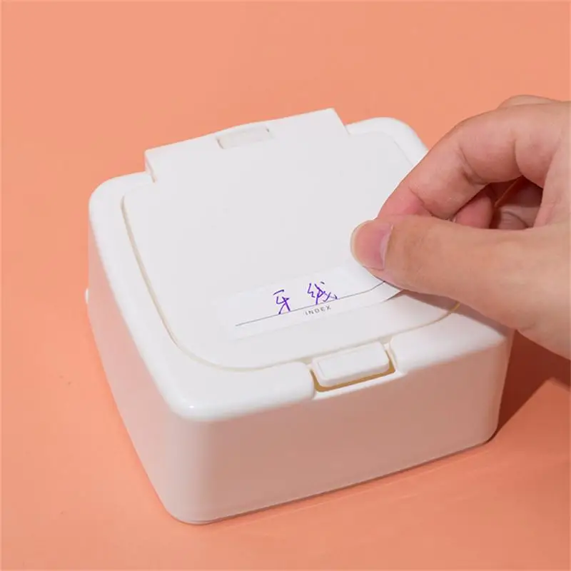 

Drawer Small Storage Box Cotton Pads Sundries Sorting Box Mini Small Items Desktop Press Storage Box Mini Containers With Lid