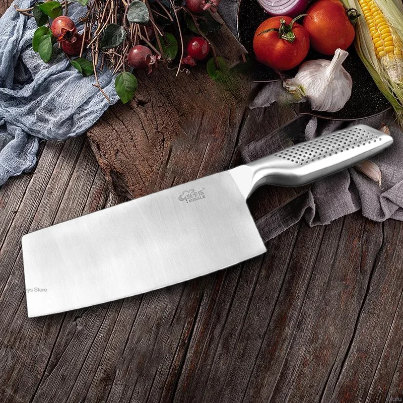 

7 Inch Knives Chef Kitchen Knife Japanese Cook's Nakiri Full Tang 4cr13mov Stainless Steel Cleaver Knives Facas De Cozinha