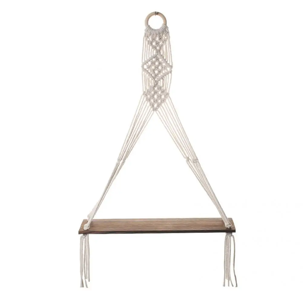 

Искусственная полка, макраме, Настенная подвеска, легкий декоративный