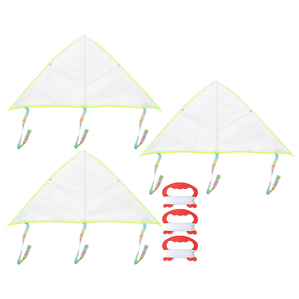 

Кайт Diy Kites Kidskit Blank Makingfly пляжная раскраска Easy Tailbulk граффити возраст сувениры материалы для украшения красочные